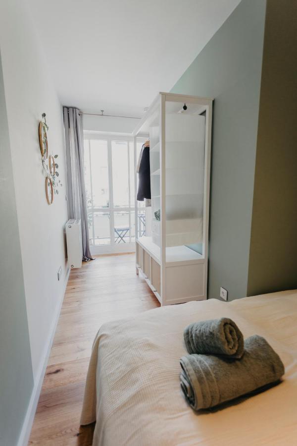 Traber Apartments Im Herzen Leipzigs Balkon Parkplatz Eksteriør billede