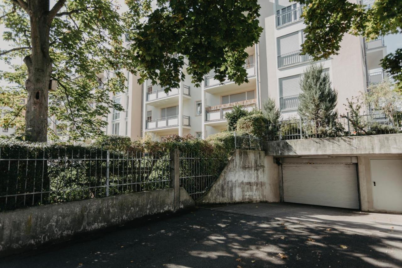 Traber Apartments Im Herzen Leipzigs Balkon Parkplatz Eksteriør billede